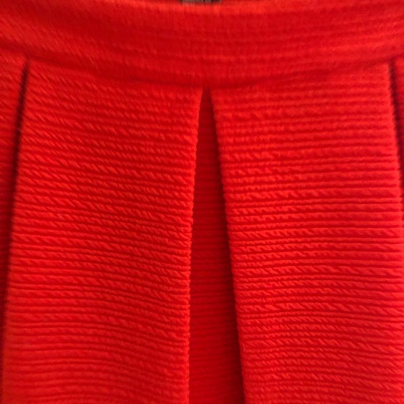 Bright orange vibrant mini skirt - Picture 6 of 10